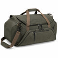 Reisetasche 55 x 28 x 30 cm aus Textil Olivgrün mit Schultergurt und Mehrfachfächern