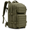 Taktischer Rucksack 50 x 30 x 20 cm aus Polyester Olivgrün mit Mehrfachfächern für Outdoor