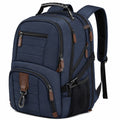 Laptoprucksack 32 x 20 x 48 cm Textilgewebe Blau für Alltag und Reisen mit Mehrfachfächern